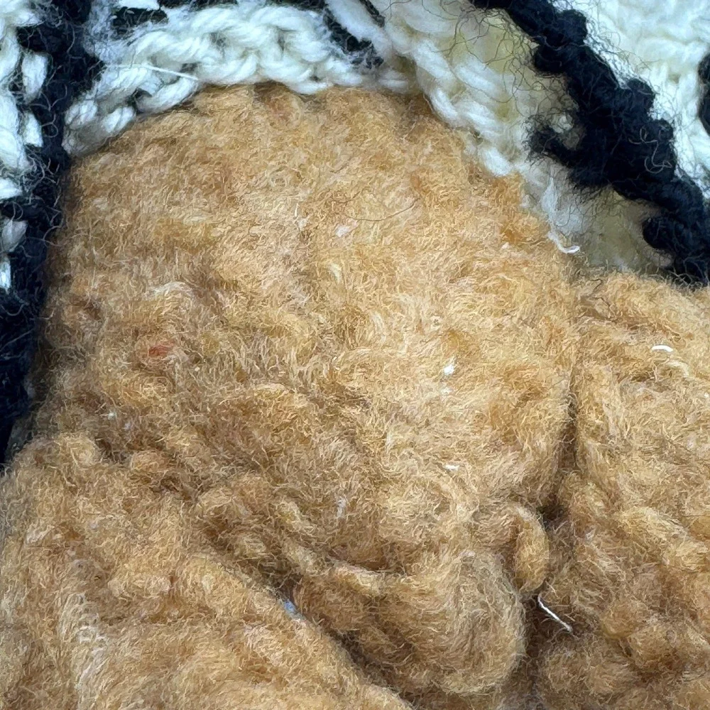 Graduation Teddy Bear Congrats Grad Knit Sweater Mortarboard Cap Plush‎ Brown
